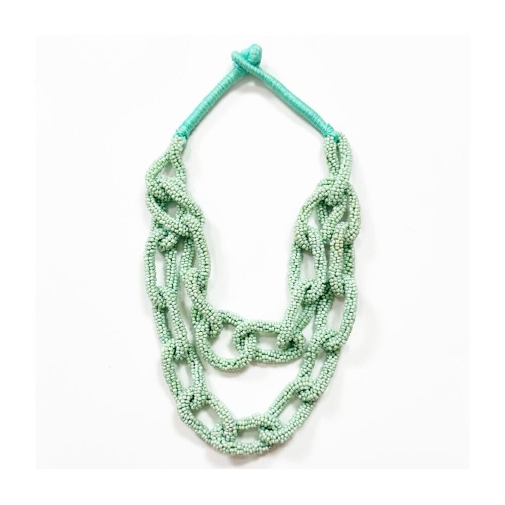 Mint Beaded Necklace